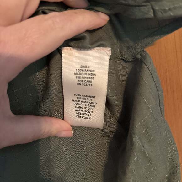 Nanette Lepore Sleeveless Collared Top Green Small - Picture 4 of 6